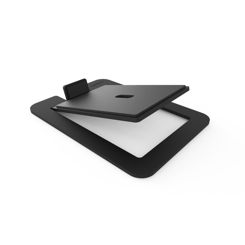 Kanto S6 Tilted Desktop Speaker Stands for Large Bookshelf Speakers & Full-Size 5â€-7â€ Studio Monitors | Supports 20 lbs | Damping Foam Padding | Â¼â€-20 Mounting | Pair | Black - Image 4